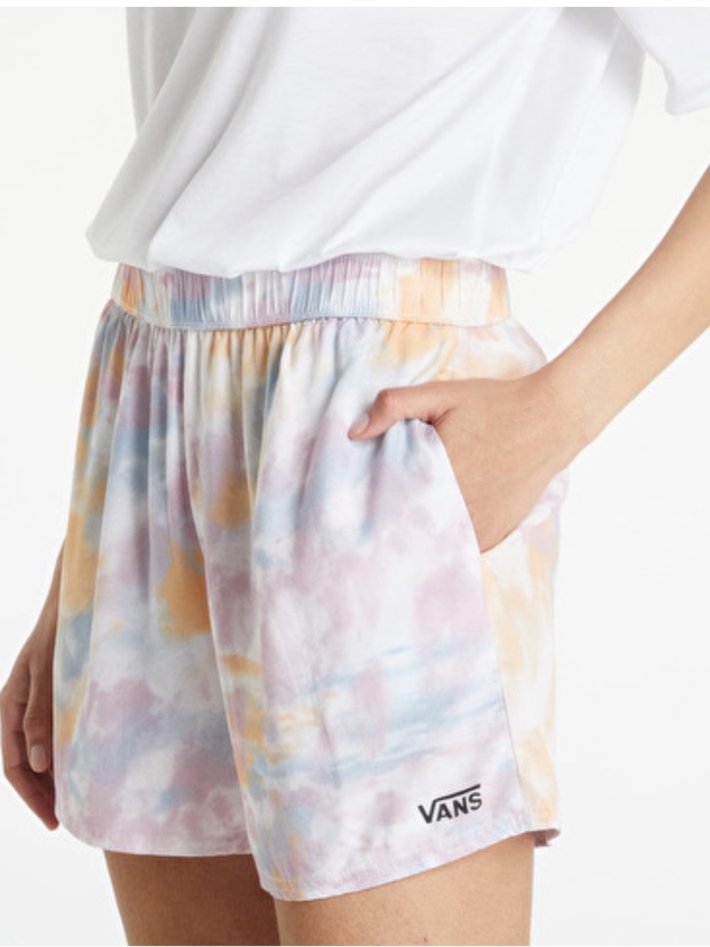 NWT VANS MASCY DAZE TRI DYE WOVEN SHORT Tie Dye Medium